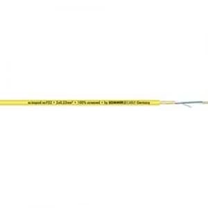 Audio cable 2 x 0.22 mm2 Yellow Sommer Cable