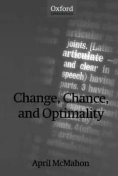 Change Chance and Optimality by April Mcmahon Book