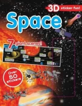 Space 3D Sticker Scene Paperback