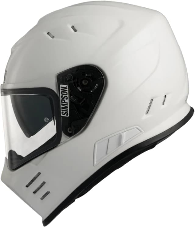 Simpson Venom Helmet, white, Size XS for Men