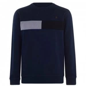 VOI Matera Crew Sweatshirt Mens - Navy/Black/Grey