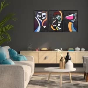 Forest World 1 Multicolor Decorative Wooden Wall Accessory