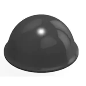 3M 7000001887 Foot circular Black (W x H) 16mm x 7.9mm