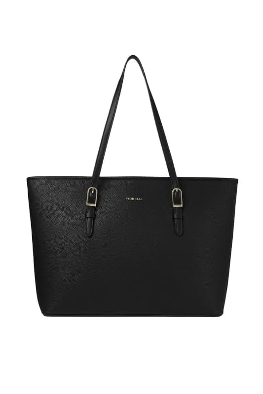 FIORELLI Womens Etta Buckle Tote Bag in True Black True Black Female