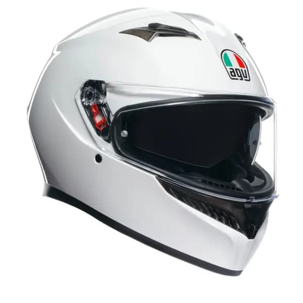 AGV K3 E2206 MPLK Mono Seta White 014 Full Face Helmet Size XS