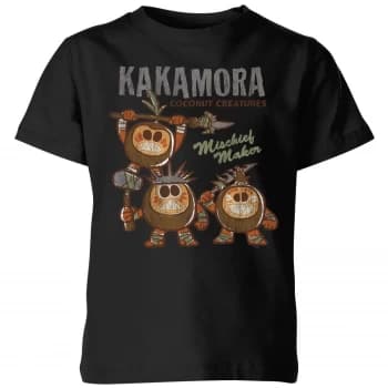 Moana Kakamora Mischief Maker Kids T-Shirt - Black - 11-12 Years