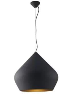Tholos Dome Ceiling Pendant, Black E27