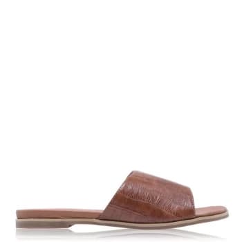 Linea Linea Slide Sandal - Tan Croc