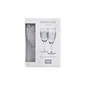 Monsoon Filigree Red Wine Glass Pack Of 2