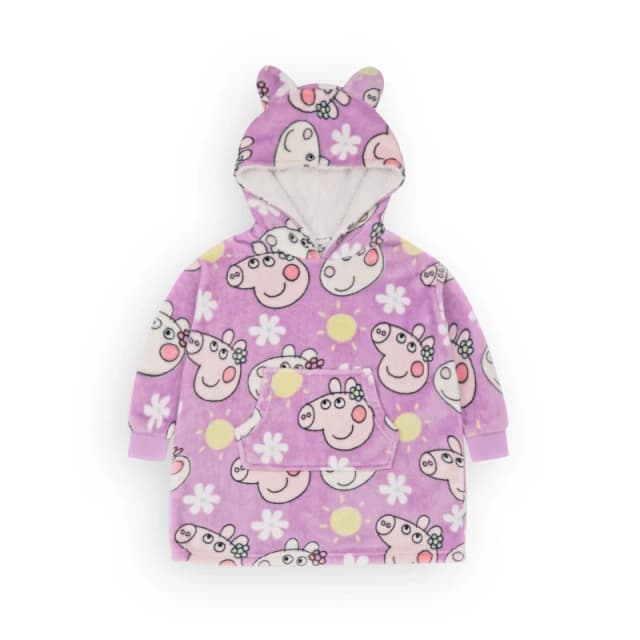 Peppa Pig Blanket Hoodie Purple female
