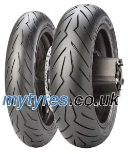 Pirelli Diablo Rosso Scooter ( 100/80-14 RF TL 54S Rear wheel, M/C, Front wheel )