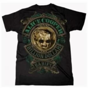 Alice Cooper Billion Dollar Baby Crest Mens T Shirt: XX L