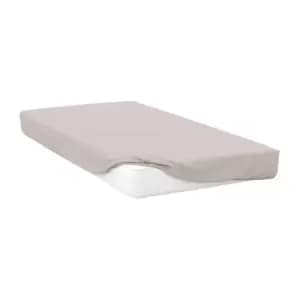 Belledorm 200 Thread Count Egyptian Cotton Deep Fitted Sheet (Double) (Oyster)