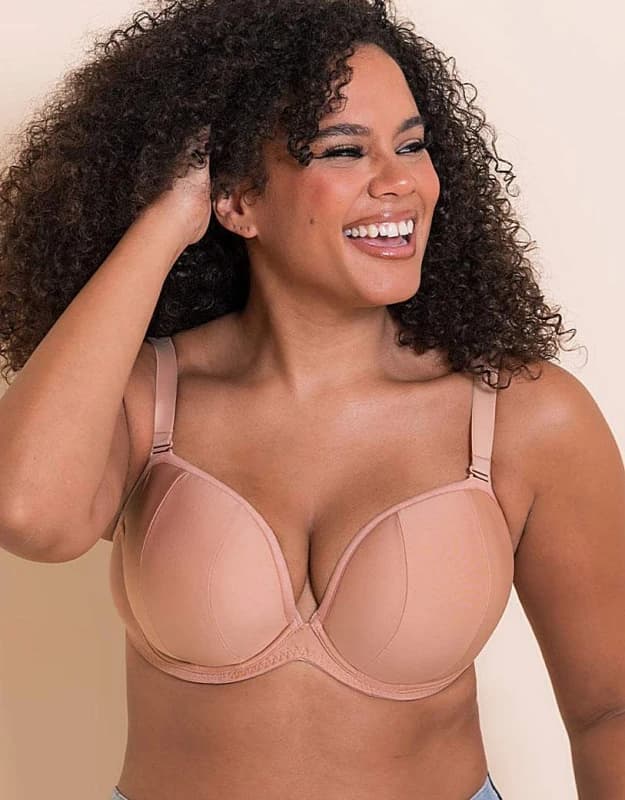 Curvy Kate Curvy Kate Superhero Multiway Plunge Bra Latte - Curvy Kate - Size: 32D Latte Female 32D VK92801