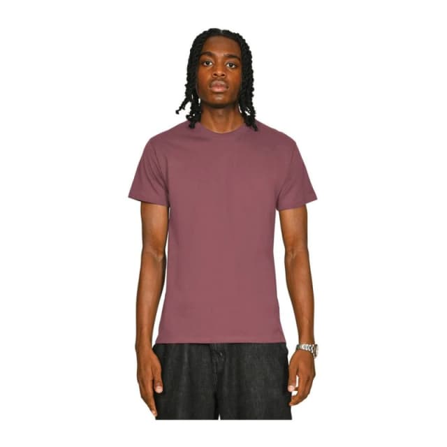 Casual Classics Mens Supreme Combed T-Shirt in Mauve Size: XS Mauve Male XS