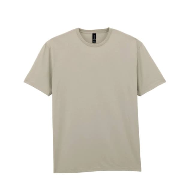 Gildan Mens Cotton Lightweight T-Shirt in Light Sand Size: Small Light Sand Male S