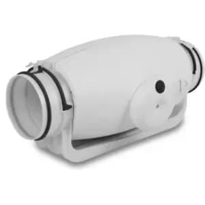 Envirovent - Silent MV Ultra Quiet in Line Fan 2 speed with Timer