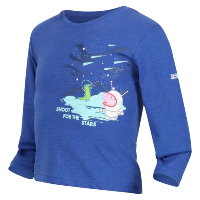 Regatta Peppa Pig Long Sleeve T Shirt - Blue Blue 2 - 3 Years