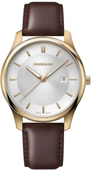 Wenger Watch City Classic Mens D - Silver WG-496