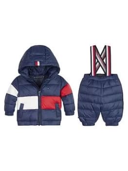 Tommy Hilfiger Baby Boys 2 Piece Ski Suit - Navy, Size 18-24 Months