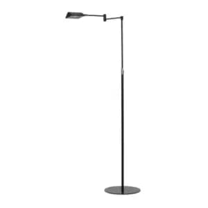 Nuvola Classic Floor Reading Lamp - Ø20cm - LED Dim. - 1x9W 3000K - Black