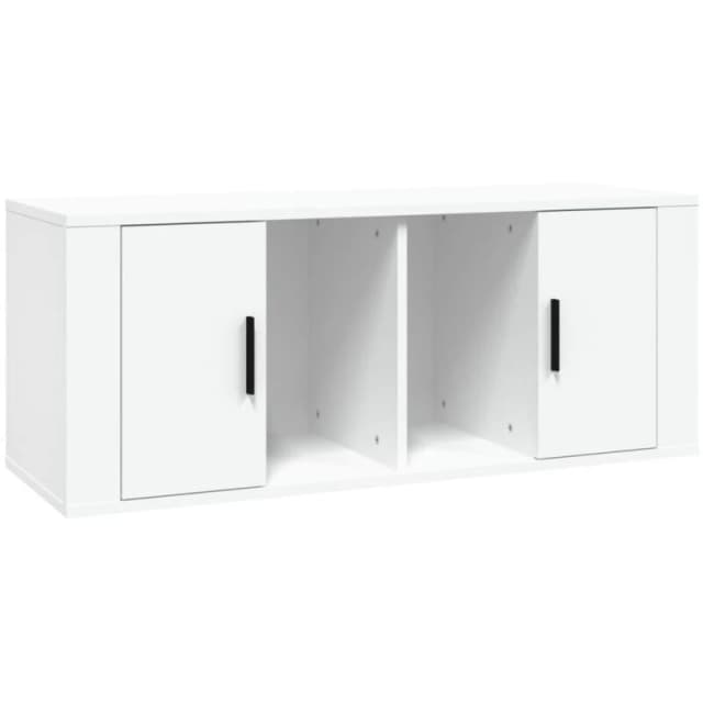 Vidaxl TV Cabinet White 100X35X40 Cm Engineered Wood, White 816800