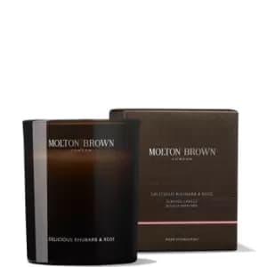 Molton Brown Delicious Rhubarb & Rose Scented Candle 190g