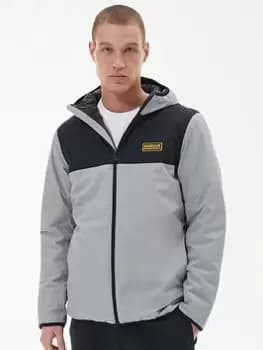 Barbour International Cambell Waterproof Jacket, Light Grey, Size L, Men