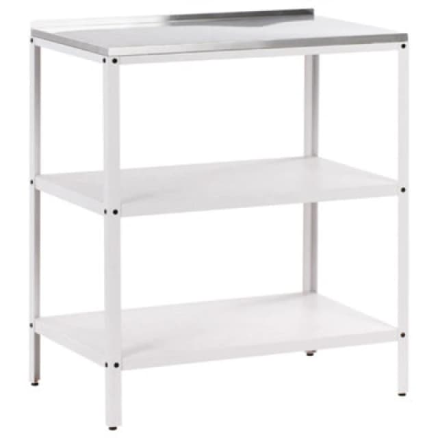 Beliani Outdoor Kitchen Island Vilama White 605876