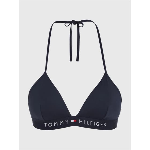 Tommy Hilfiger Fixed Triangle Bikini Top Desert Sky female 10 (S)