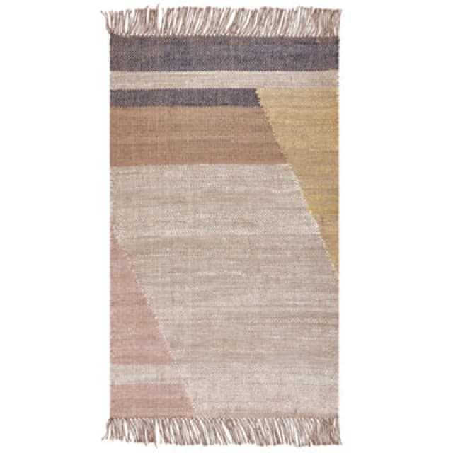 Beliani Rug Samlar Brown 80 X 150 Cm Jute