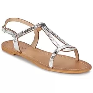 Les Tropeziennes par M Belarbi HAMAT womens Sandals in Silver,7