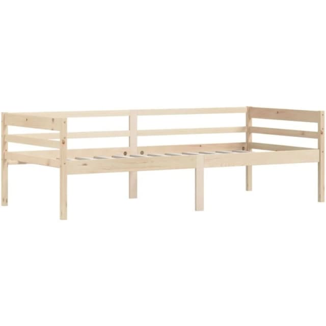 VIDAXL Bed Frame without Mattress Solid Pinewood 90x200cm Vidaxl 8720286579022