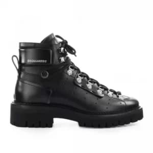 DSQUARED2 Amphibians Men Black Pelle