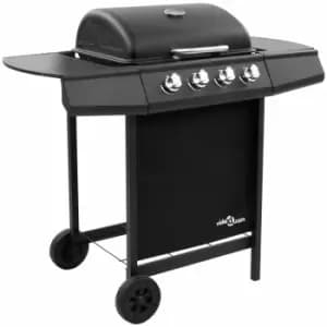 Vidaxl - Gas bbq Grill with 4 Burners Black Black