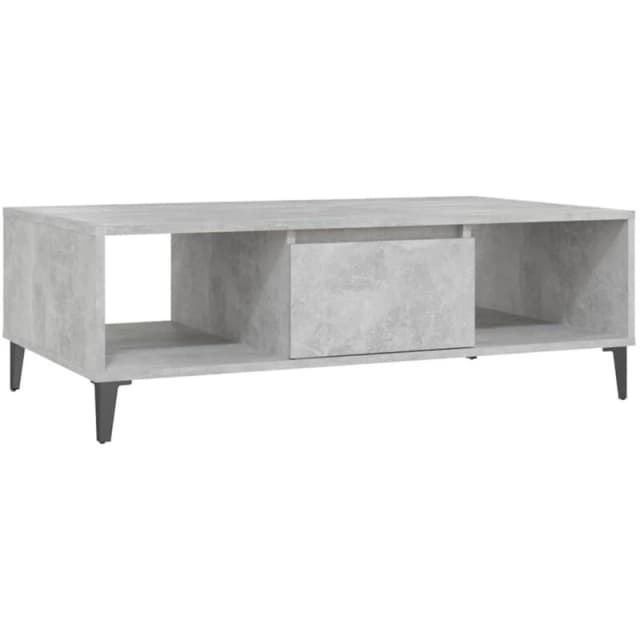 VIDAXL Vidaxl - Coffee Table Concrete Grey 103.5x60x35cm Engineered Wood 8720286358351
