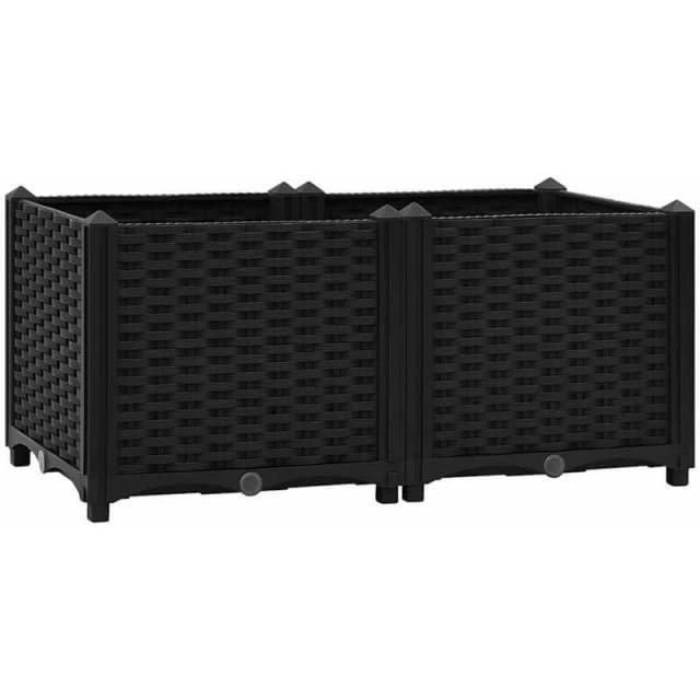 VIDAXL Raised Bed 80x40x38cm Polypropylene Vidaxl 8720286493243