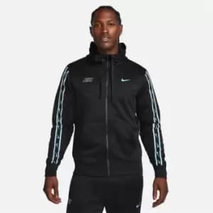 Nike Sportswear Repeat Mens Full-Zip Hoodie - Black