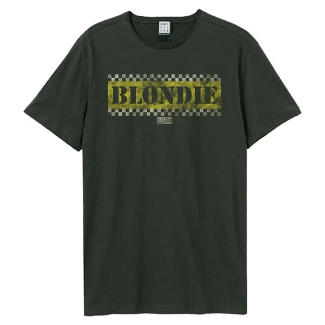 Amplified Amplified Men Nyc Taxi Cab Blondie T-Shirt in Charcoal Size: Small Charcoal S Male 5063470045242