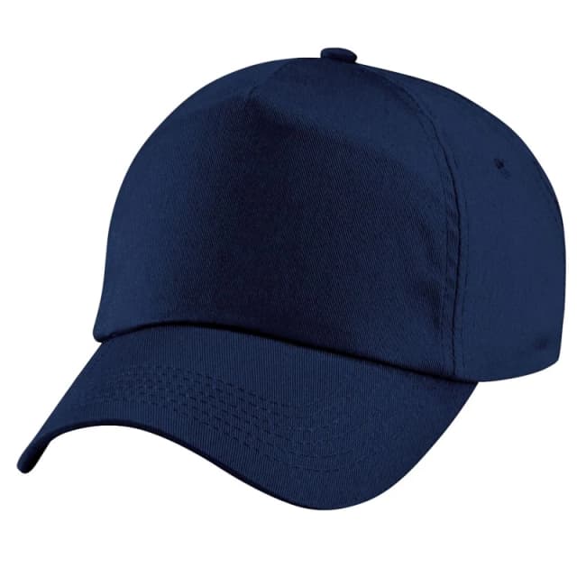 Beechfield Plain Original 5 Panel Baseball Cap in Navy Navy Unisex One Size