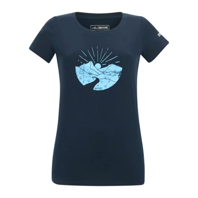 Womens T-Shirt Regatta Breezed Bleu Female 46