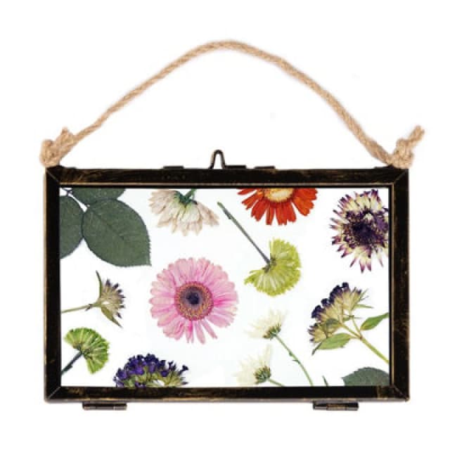 Nicola Spring Hanging Metal Photo Frame - 6" x 4" - Black Black