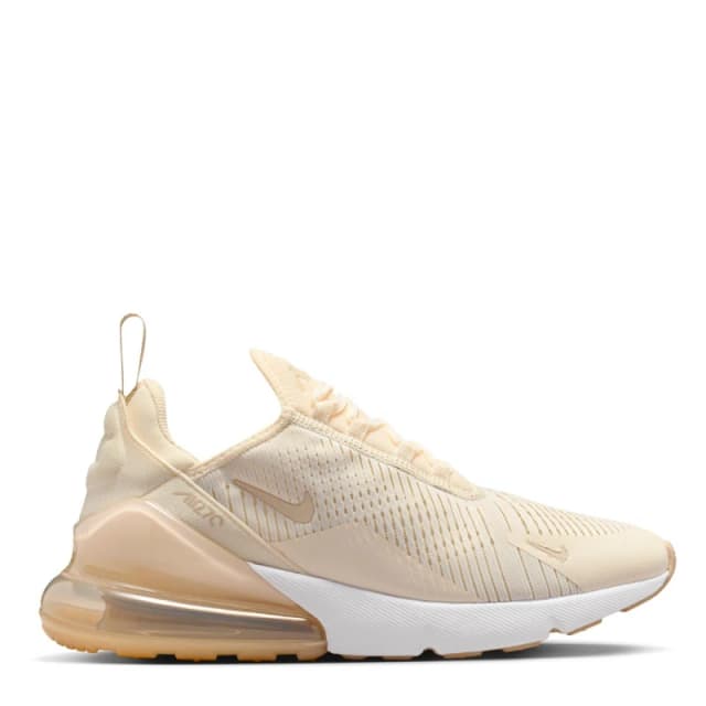 Nike Air Max 270 Ladies Trainers Sand/Gold female 4 (37.5)