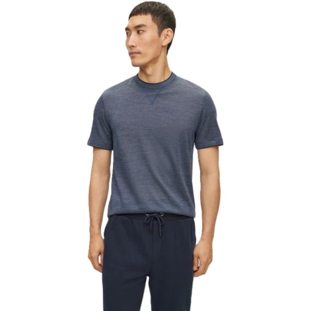 Boss Mens L Tesar T-Shirt Dark Blue male S