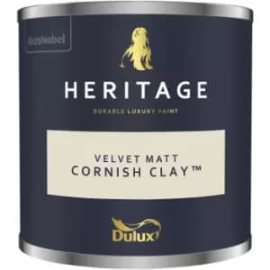 Dulux Heritage Velvet Matt Cornish Clay Matt Emulsion Paint 125ml