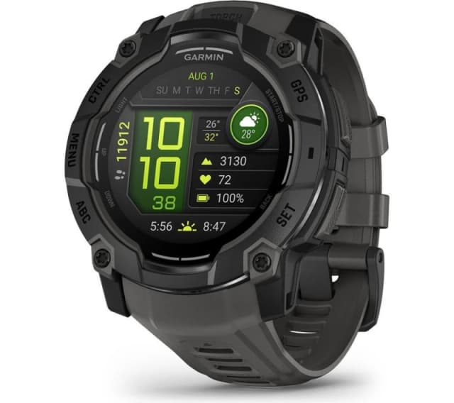 Garmin Garmin Instinct 3 50mm GPS Smartwatch - Charcoal