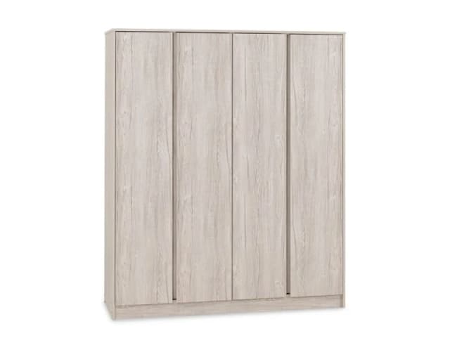 Seconique Malvern Urban Snow 4 Door Wardrobe