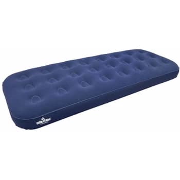 Single Sized Airbed / Easy Inflate & Deflate / Weatherproof / Great For Camping, Festivals, Sleepovers & Family Gatherings - Milestone Camping