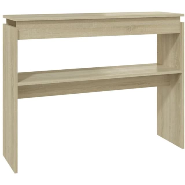 VIDAXL Console Table Sonoma Oak 102x30x80cm Engineered Wood Vidaxl 8720286606667