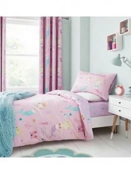 Catherine Lansfield Let&Rsquo;S Be Mermaids Junior Duvet Cover Set